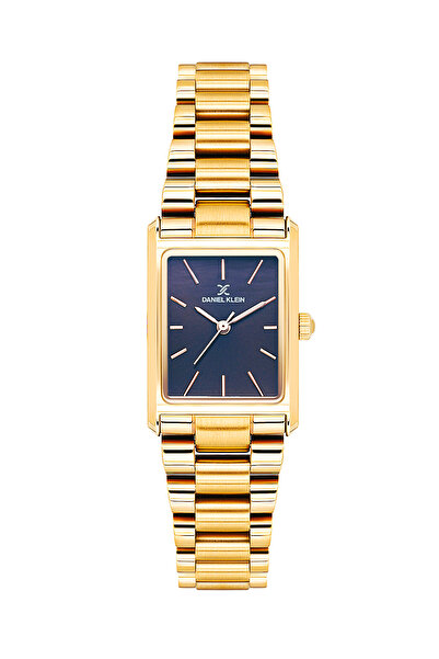 Daniel Klein ساعة نسائية فاخرة من الفولاذ المقاوم للصدأ مطلية بالذهب DK.1.141...