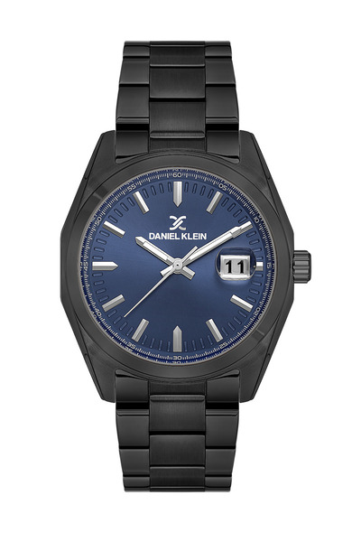 Daniel Klein Premium Black Stainless Steel Watch for Men DK.1.14137-6