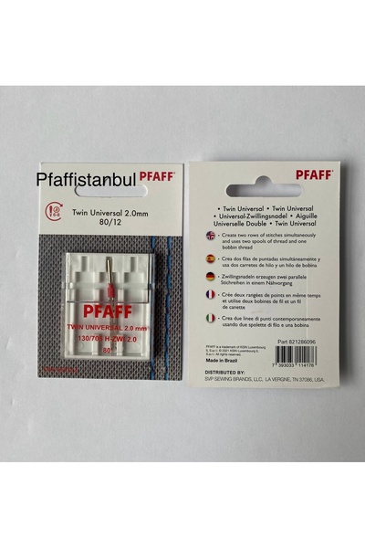 Pfaff Çift Iğne 2.0 Mm. 80/12 Numara