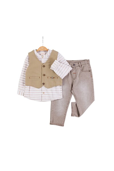 The-kid.co MY DELICIOUS LATTE BOYS SET - LATTE