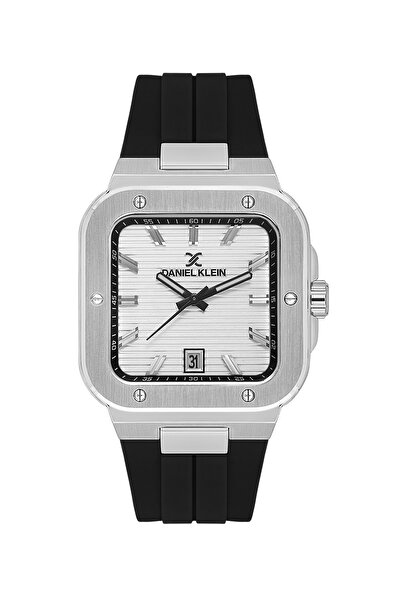 Daniel Klein Premium Black Silicone Band Watch for Men DK.1.14143-1