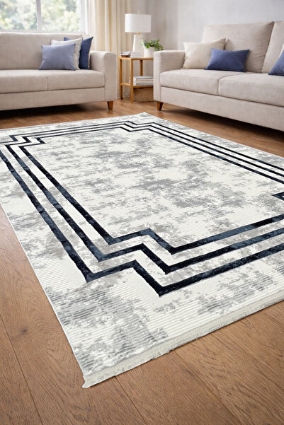 ünalcarpet 4 Metrekare - 6 Metrekare Kalın Modern Dokuma Salon Oturma Odası M...