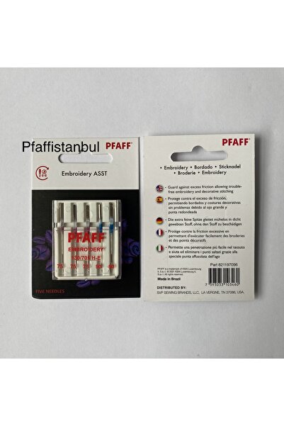 Pfaff Nakış Iğnesi (karışık) (1 Paket=5 Adet) (821197096)