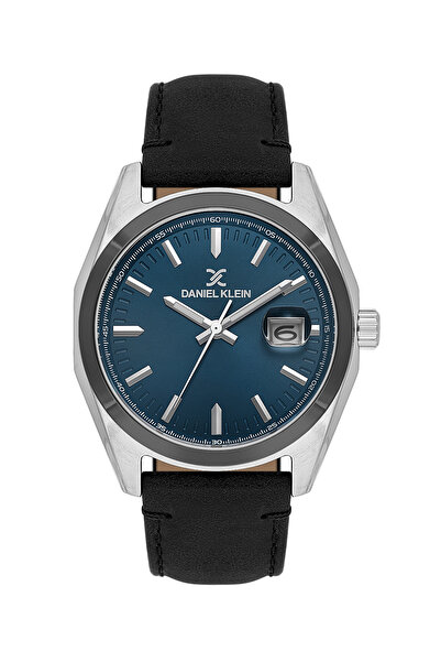Daniel Klein Premium Black Leather Watch for Men DK.1.14138-4