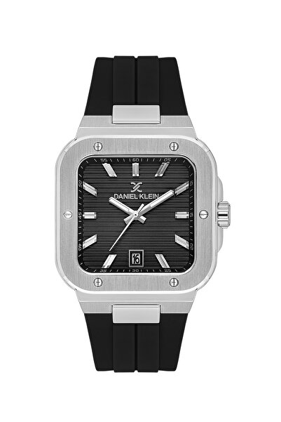 Daniel Klein Premium Black Silicone Band Watch for Men DK.1.14143-2