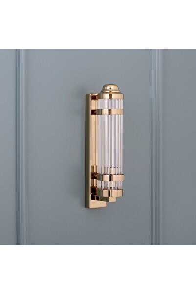 Elit Aydınlatma Olimpos-bal Sarı Renk Metal Tasarım Modern Şık Duvar Lambası ...