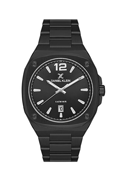 Daniel Klein Premium Black Stainless Steel Watch for Men DK.1.14147-5
