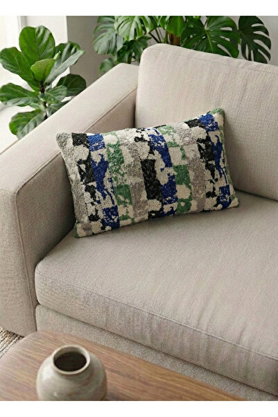 Bally Home Husă decorativă texturată „Noir” pentru pernă decorativă 30x50