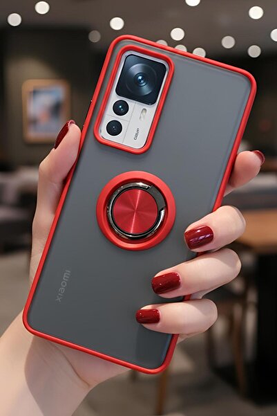 Hatreds حافظة لهاتف Xiaomi Mi 12T Pro مع حلقة لحماية الكاميرا - مقاومة للبقع ...