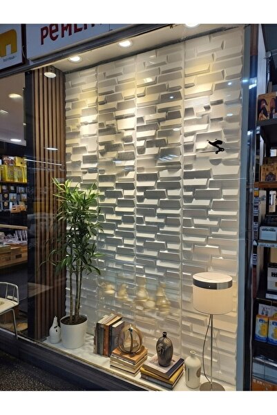 Duvarım 3 Boyutlu Boyanabilir PVC Duvar Paneli Gold (50-50 cm 4 adet-1 metrek...