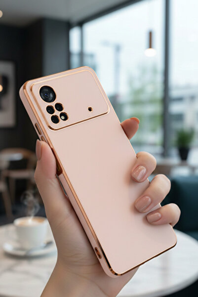 AQUA AKSESUAR Xiaomi Poco X4 Pro 5G Uyumlu Parlak Altın Kenarlı Kamera Koruma...