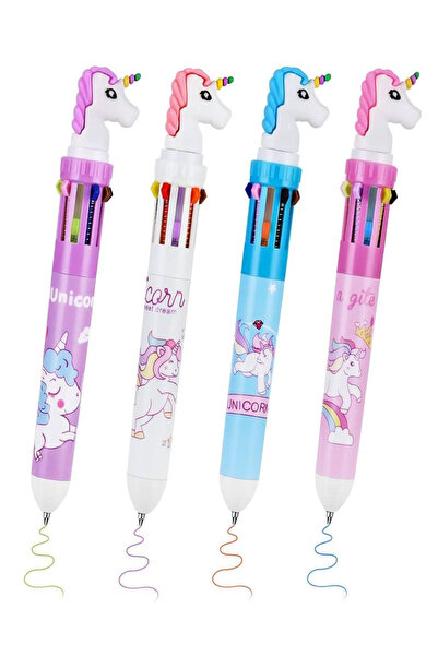 Hyd Unıcorn 10 Farklı Renk Yazan Çoklu Tükenmez Kalem