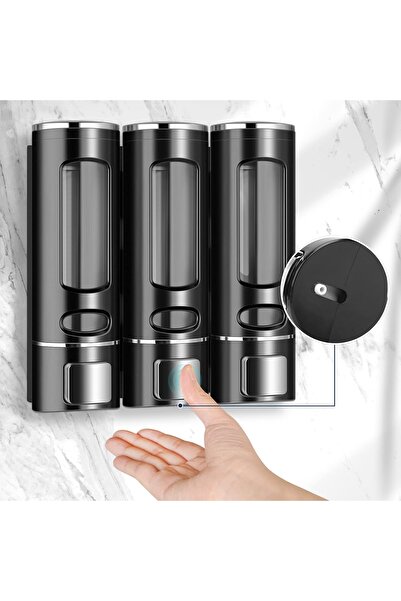 MAİN SHOP Wall Mounted Manual Soap Dispenser Hand Liquid Sink Soap Dispenser ...