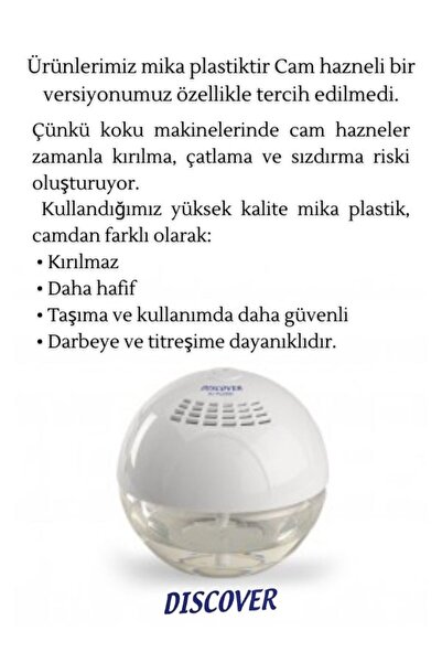 Discover Sihirli Küre Air Purifier Geniş Alan Kokulandırma Cihazı Beyaz