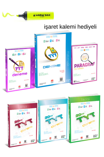 Üç Dört Beş Yayıncılık 345 TYT BRANŞ DENEMELERİ SETİ 2026