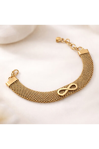 Archhazel Jewelery Steel Mesh Model Symbolize Infinity Bracelet