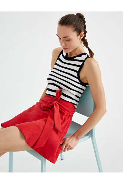 Koton Σορτς με δέσιμο μέσης