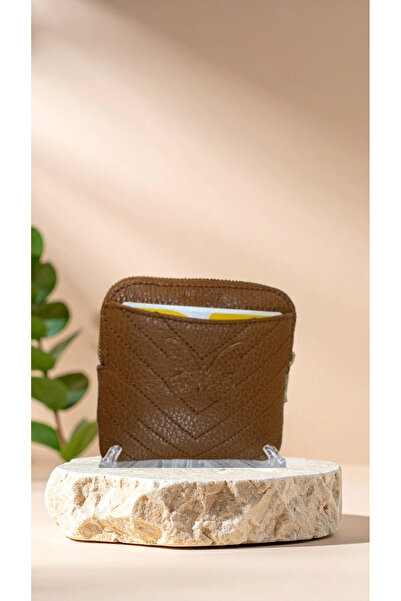 OEM Portcarduri de damă, piele, nuanță maro coniac(8a)