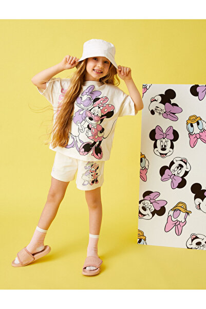 Koton Spodenki z nadrukiem Minnie Mouse i Daisy Duck Licencjonowane