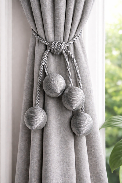 Rüyam Accesoriu pentru perdea de tavan Takmatik cu 4 bile, modern, înfășurat,...