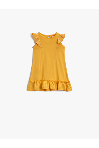 Koton Ruffle Dress Cotton