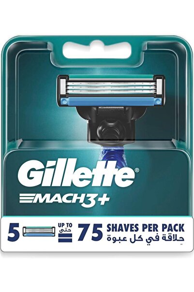 Gillette Paket od 5 oštrica za brijač Mach3+