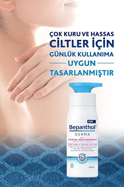 Bepanthol Derma Günlük Yoğun Nemlendirici 400 ml Losyon & 10 adet Yoğun Nemlendirici Losyon 10 ml