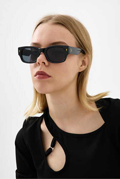 Chunky Frame نظارات شمسية شعبية للموسم الجديد باللون الأسود للجنسين من ماركوس