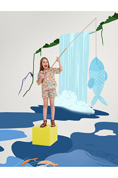 Koton Kurzarmhemd aus Baumwolle mit Aufdruck