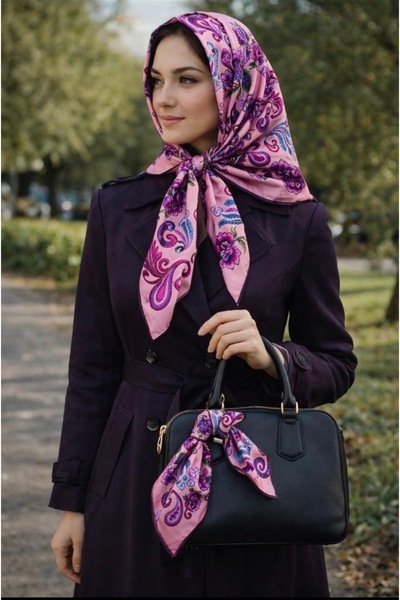 VİZYON %100 İpek Tivil Eşarp