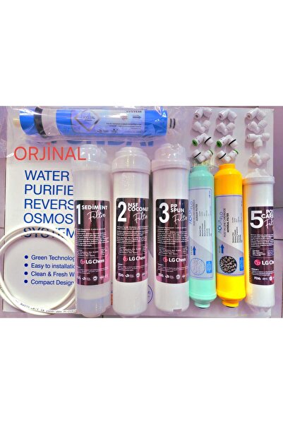 LG Chem LG su arıtma cihazı filtresi Orjinal CRİSTAL Membran + Alkali + Miner...