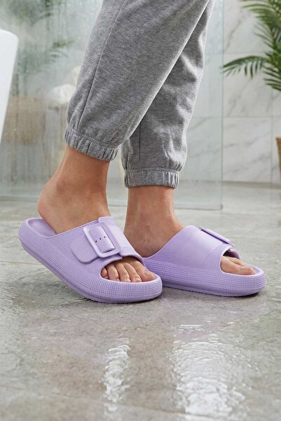 GEZER Papuci de plajă Eva pentru baie, grădină, piscină, cu o singură cataramă