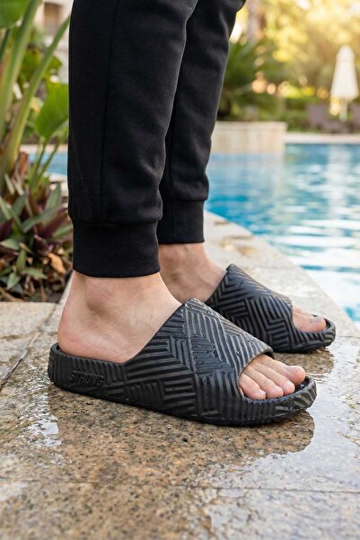 GEZER Papuci Eva de vară pentru bărbați, acasă, grădină, baie, flexibili, pot...