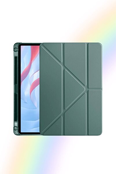 Fuchsia حافظة تابلت ذكية ثلاثية الطي مع حامل قلم، متوافقة مع جهاز Galaxy Tab ...