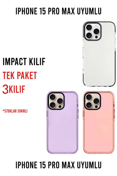 shoptocase iPhone 15 Pro Max Compatible 4 Pieces Case Single Price Impacts Ph...