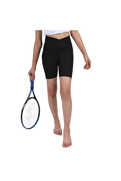 ERDEM KIDS Κοντό κολάν για κορίτσια με διπλό στήθος μέσης Biker - Running & W...