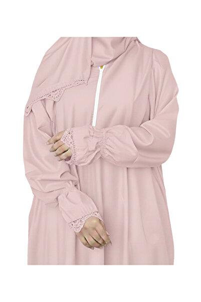 SDD شرشف صلاة سحاب قطن بارد وثقيل مع طرحة متصلة واسع ومريح