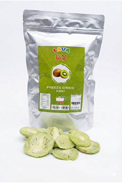 Lava Roastery شرائح كيوي مجففة بالتجميد فاخرة، 100 غرام، وجبة خفيفة صحية