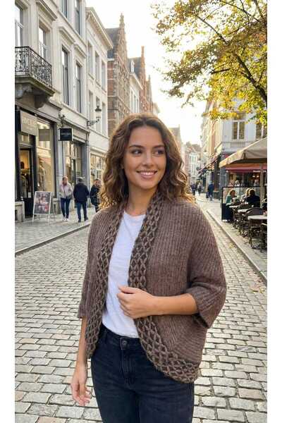 LAGRANZE Elegance Knitwear Poncho