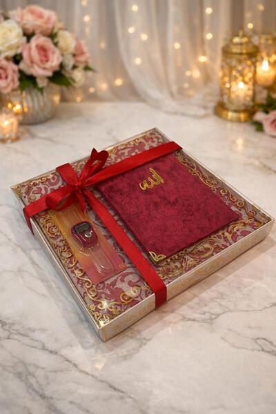 GÜLİSTAN PAZARI Hediyelik Mevlütlük Çeyizlik Bohçalık Tafta Saçaklı Seccade Y...