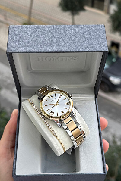 Homies ساعة يد نسائية هدية مناسبة - صندوق سوار أصلي HM2187S1981S031