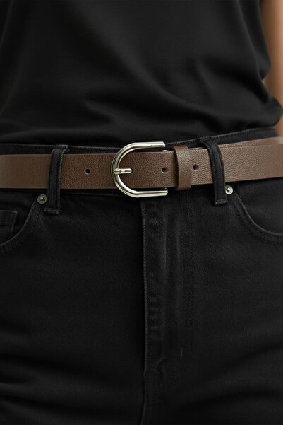 Kemerix Tmavě hnědý klasický pásek