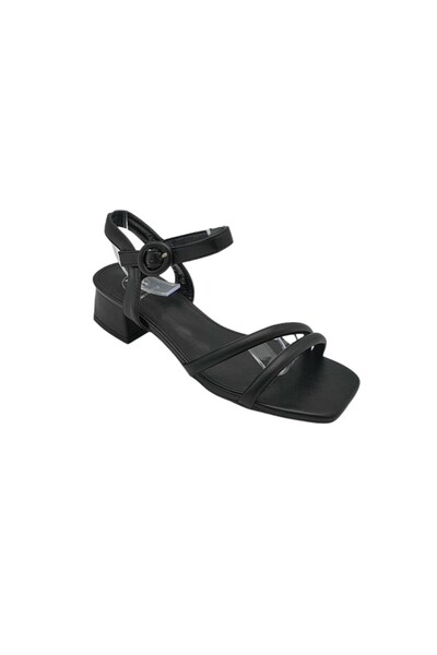 Franco Banetti Women's sandals 36, imitation leather, black