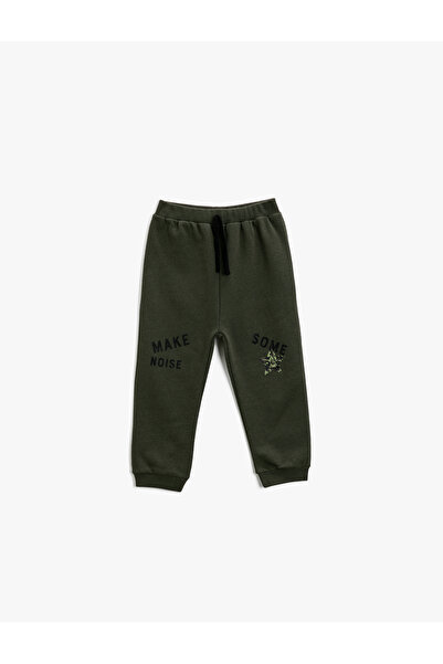 Koton Tie Waist Sweatpants Printed