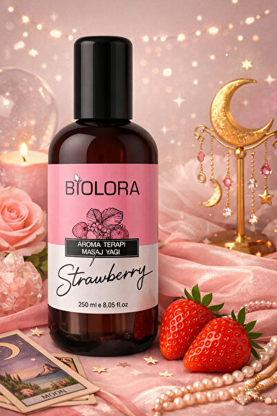 Biolora Çilek Quality Aromaterapi Vücut Masaj & Spa Yağı 250ml.