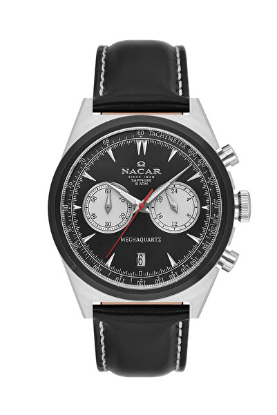 Nacar Sapphire Glass Sport Black Men's Wristwatch Nc38- 299021 -Abl1