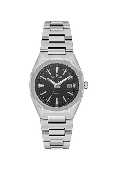 Nacar Sapphire Glass Sport Silver Woman Wristwatch Nc08-39430494-Abm