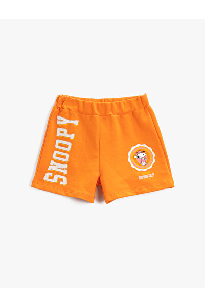 Koton Σούπερ Σούπερ με τύπωμα Σορτς με ελαστική μέση, βαμβακερό