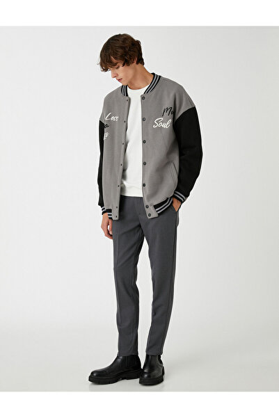 Koton Základní plisované kalhoty Skinny Leg