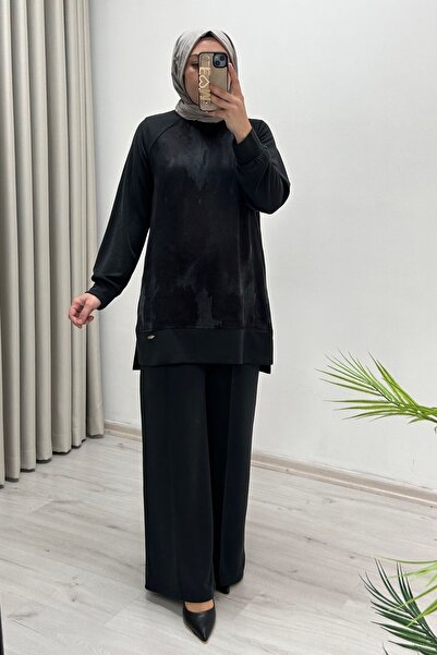 T Moda Store Tripen Önü İpek Kupra Kumaş Detaylı Yanları Gold Fermuarlı Bambu...